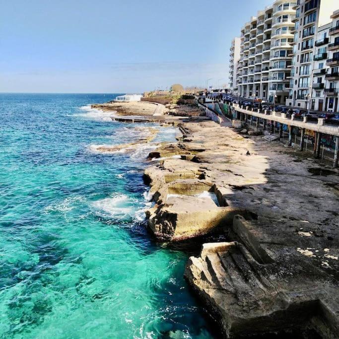 Ferienwohnung Sea View Penthouse In Tas-Sliema Exterior foto